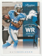 Nate Burleson - Detroit Lions (NFL Football Card) 2012 Panini Prestige # 63 Mint