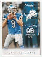 Matthew Stafford - Detroit Lions (NFL Football Card) 2012 Panini Prestige # 65 Mint