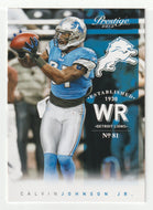 Calvin Johnson - Detroit Lions (NFL Football Card) 2012 Panini Prestige # 66 Mint