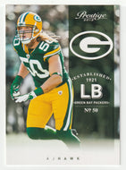 A.J. Hawk - Green Bay Packers (NFL Football Card) 2012 Panini Prestige # 74 Mint