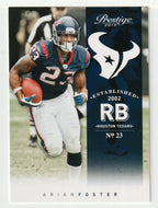 Arian Foster - Houston Texans (NFL Football Card) 2012 Panini Prestige # 76 Mint