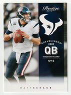 Matt Schaub - Houston Texans (NFL Football Card) 2012 Panini Prestige # 78 Mint