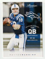 Peyton Manning - Denver Broncos (NFL Football Card) 2012 Panini Prestige # 82 Mint