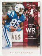 Pierre Garcon - Washington Redskins (NFL Football Card) 2012 Panini Prestige # 85 Mint
