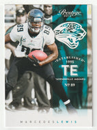 Marcedes Lewis - Jacksonville Jaguars (NFL Football Card) 2012 Panini Prestige # 89 Mint