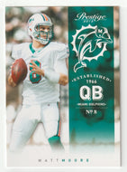 Matt Moore - Miami Dolphins (NFL Football Card) 2012 Panini Prestige # 99 Mint
