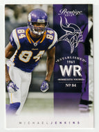 Michael Jenkins - Minnesota Vikings (NFL Football Card) 2012 Panini Prestige # 104 Mint