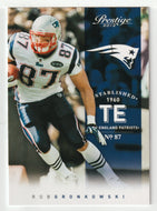 Rob Gronkowski - New England Patriots (NFL Football Card) 2012 Panini Prestige # 109 Mint