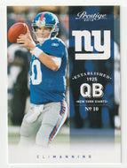 Eli Manning - New York Giants (NFL Football Card) 2012 Panini Prestige # 122 Mint