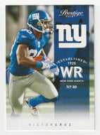Victor Cruz - New York Giants (NFL Football Card) 2012 Panini Prestige # 124 Mint