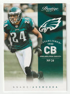 Nnamdi Asomugha - Philadelphia Eagles (NFL Football Card) 2012 Panini Prestige # 142 Mint