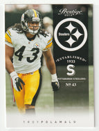 Troy Polamalu - Pittsburgh Steelers (NFL Football Card) 2012 Panini Prestige # 152 Mint