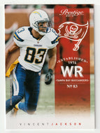 Vincent Jackson - Tampa Bay Buccaneers (NFL Football Card) 2012 Panini Prestige # 161 Mint