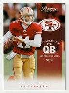 Alex Smith - San Francisco 49ers (NFL Football Card) 2012 Panini Prestige # 167 Mint