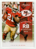 Frank Gore - San Francisco 49ers (NFL Football Card) 2012 Panini Prestige # 168 Mint