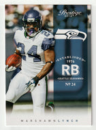 Marshawn Lynch - Seattle Seahawks (NFL Football Card) 2012 Panini Prestige # 175 Mint