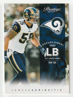 James Laurinaitis - St. Louis Rams (NFL Football Card) 2012 Panini Prestige # 181 Mint