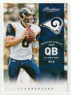 Sam Bradford - St. Louis Rams (NFL Football Card) 2012 Panini Prestige # 182 Mint
