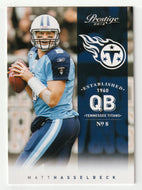 Matt Hasselbeck - Tennessee Titans (NFL Football Card) 2012 Panini Prestige # 191 Mint