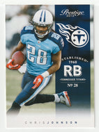 Chris Johnson - Tennessee Titans (NFL Football Card) 2012 Panini Prestige # 192 Mint