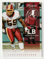 London Fletcher - Washington Redskins (NFL Football Card) 2012 Panini Prestige # 198 Mint