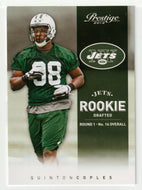 Quinton Coples RC - New York Jets (NFL Football Card) 2012 Panini Prestige # 205 Mint