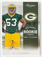 Nick Perry RC - Green Bay Packers (NFL Football Card) 2012 Panini Prestige # 206 Mint