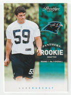 Luke Kuechly RC - Carolina Panthers (NFL Football Card) 2012 Panini Prestige # 214 Mint