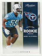 Zach Brown RC - Tennessee Titans (NFL Football Card) 2012 Panini Prestige # 220 Mint