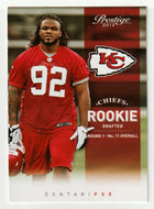 Dontari Poe RC - Kansas City Chiefs (NFL Football Card) 2012 Panini Prestige # 224 Mint