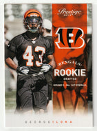 George Iloka RC - Cincinnati Bengals (NFL Football Card) 2012 Panini Prestige # 225 Mint