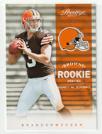 Brandon Weeden RC - Cleveland Browns (NFL Football Card) 2012 Panini Prestige # 236 Mint