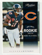 Alshon Jeffery RC - Chicago Bears (NFL Football Card) 2012 Panini Prestige # 274 Mint