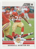 Kendall Hunter - San Francisco 49ers (NFL Football Card) 2012 Score # 15 Mint