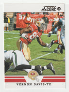 Vernon Davis - San Francisco 49ers (NFL Football Card) 2012 Score # 20 Mint