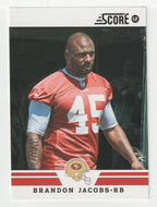 Brandon Jacobs - San Francisco 49ers - Glossy (NFL Football Card) 2012 Score # 33 Mint