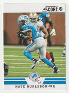 Nate Burleson - Detroit Lions (NFL Football Card) 2012 Score # 57 Mint
