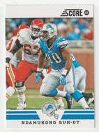Ndamukong Suh - Detroit Lions (NFL Football Card) 2012 Score # 58 Mint