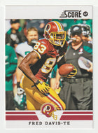 Fred Davis - Washington Redskins - Glossy (NFL Football Card) 2012 Score # 116 Mint