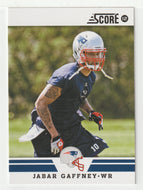 Jabar Gaffney - New England Patriots (NFL Football Card) 2012 Score # 117 Mint