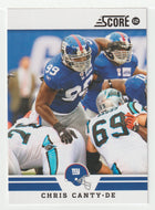 Chris Canty - New York Giants (NFL Football Card) 2012 Score # 132 Mint