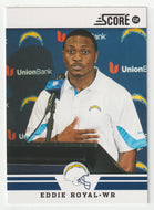 Eddie Royal - San Diego Chargers (NFL Football Card) 2012 Score # 148 Mint