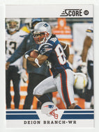 Deion Branch - New England Patriots (NFL Football Card) 2012 Score # 153 Mint