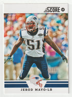 Jerod Mayo - New England Patriots (NFL Football Card) 2012 Score # 154 Mint