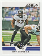 Ray Lewis - Baltimore Ravens - Glossy (NFL Football Card) 2012 Score # 164 Mint