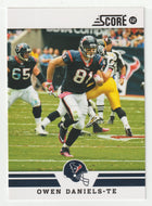 Owen Daniels - Houston Texans (NFL Football Card) 2012 Score # 177 Mint