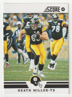 Heath Miller - Pittsburgh Steelers - Glossy (NFL Football Card) 2012 Score # 190 Mint