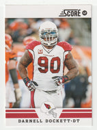 Darnell Dockett - Arizona Cardinals (NFL Football Card) 2012 Score # 219 Mint
