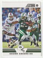 Shonn Greene - New York Jets (NFL Football Card) 2012 Score # 224 Mint