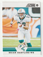 Brian Hartline - Miami Dolphins (NFL Football Card) 2012 Score # 256 Mint